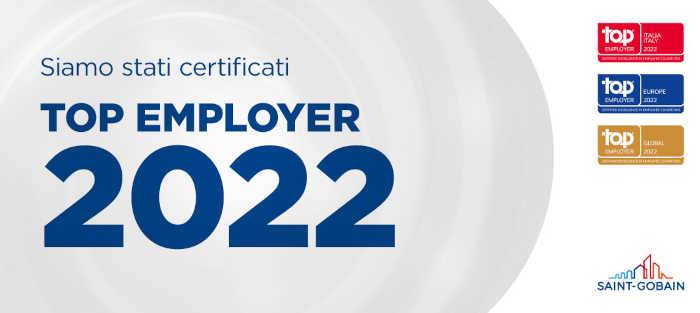 Saint-Gobain Italia ottiene la certificazione Top Employer 2022