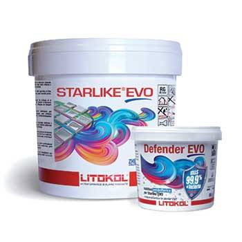 sistema per la stuccatura Starlike® EVO + Defender EVO di Litokol
