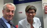Luigi Schiavo e Paola MOnni alle Giornate Italiane del Calcestruzzo