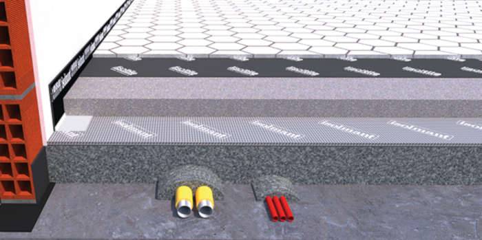 Stratigrafia sistema pavimento in caso di riqualificazione, posa nuovo strato di finitura su massetto esistente con isolamento acustico